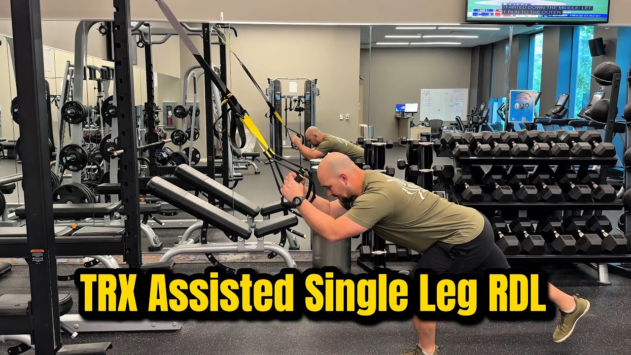 TRX Assisted Single Leg RDL 
