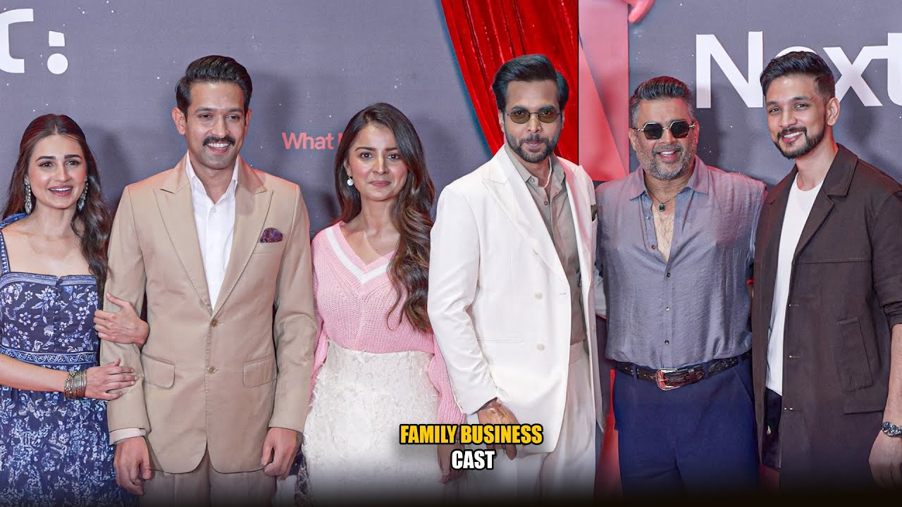 Family Business Cast Takes Over Netflix Event! | Anil Kapoor, Vijay Varma & Stars Shine 🔥🎬