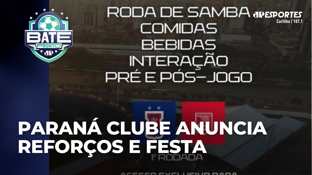 Paraná Clube anuncia reforços e festa