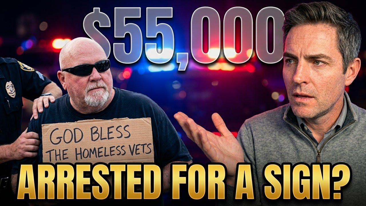 ARMY Vet ARRESTED Over A Cardboard Sign &mdash; Veteran Makes Cities PAY (Lawyer Explains)