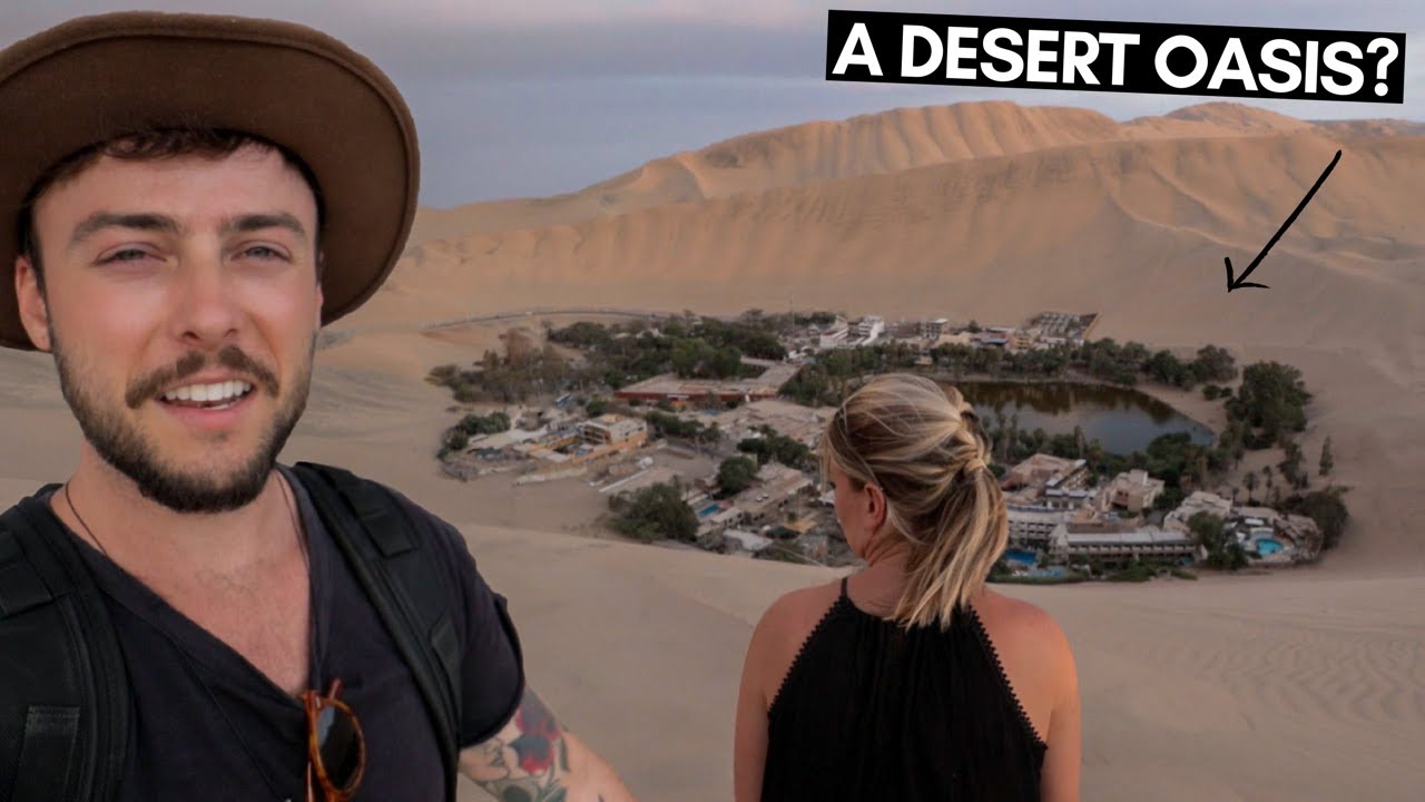 HUACACHINA PERU 🇵🇪 WE FOUND A REMOTE DESERT OASIS. IT LOOKS LIKE A MIRAGE