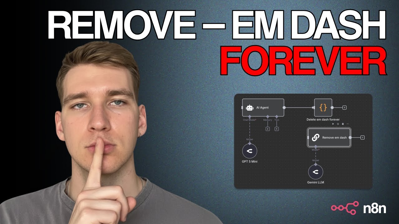 2 Ways To Remove Em Dash Forever in n8n (1 of Them 100% Reliable)