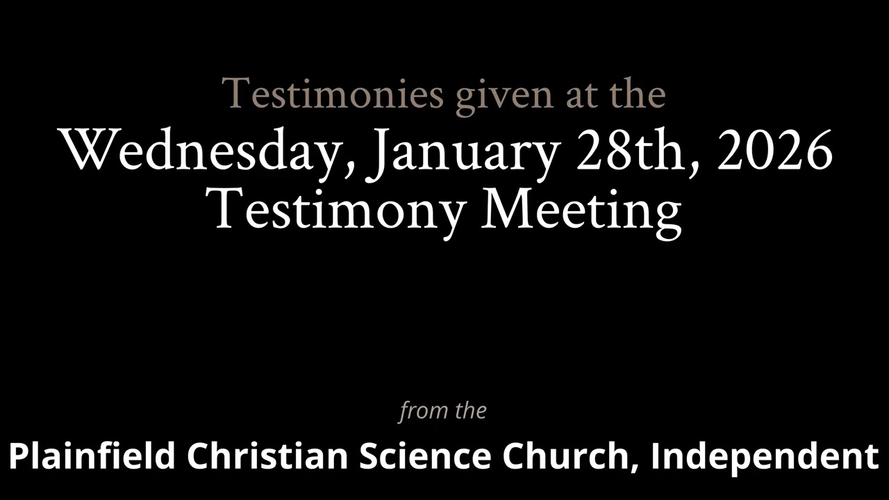 Testimonies from the Wednesday, January 28th, 2026 Meeting