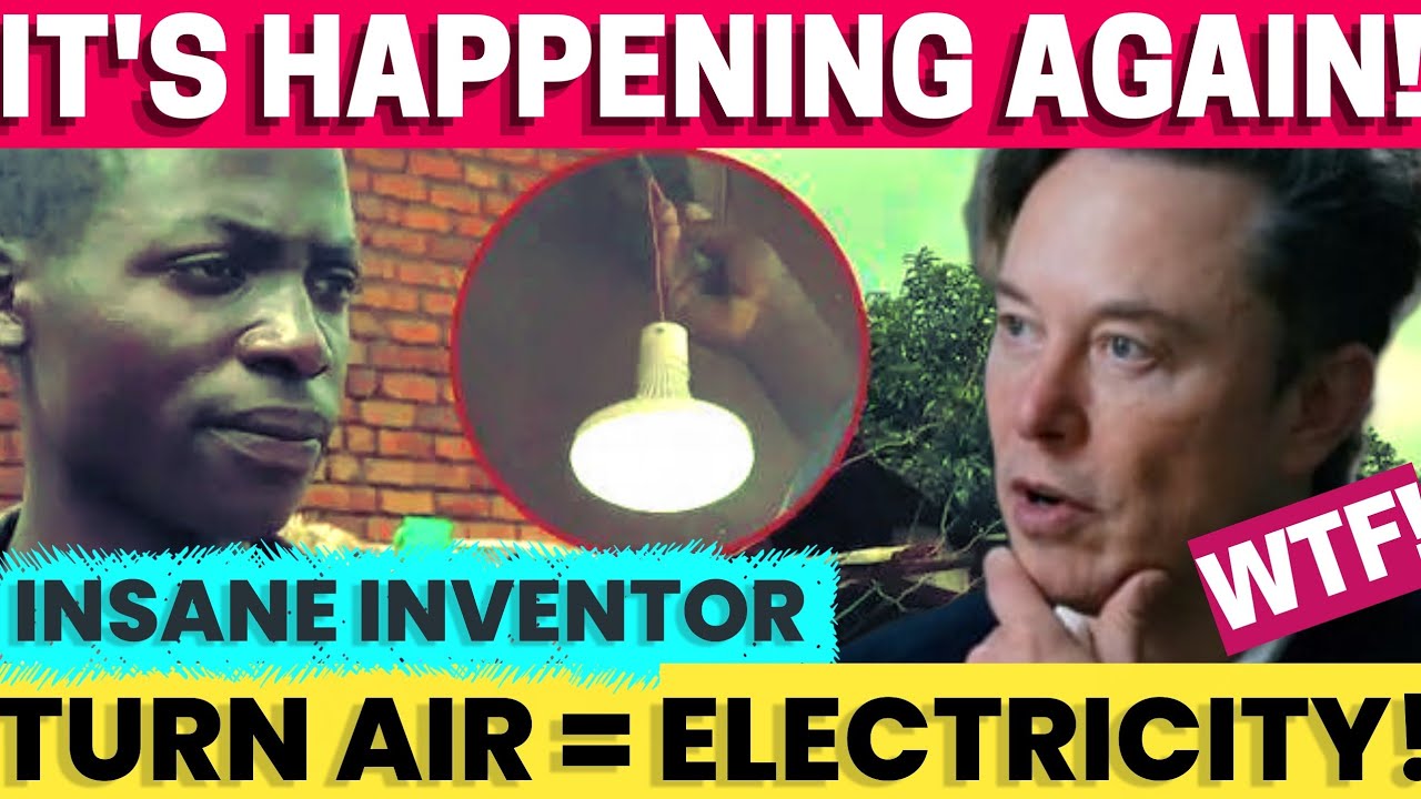 AFRICAN TEEN COOKED WESTERN ENGINEERS TURN AIR INTO ELECTRICITY!