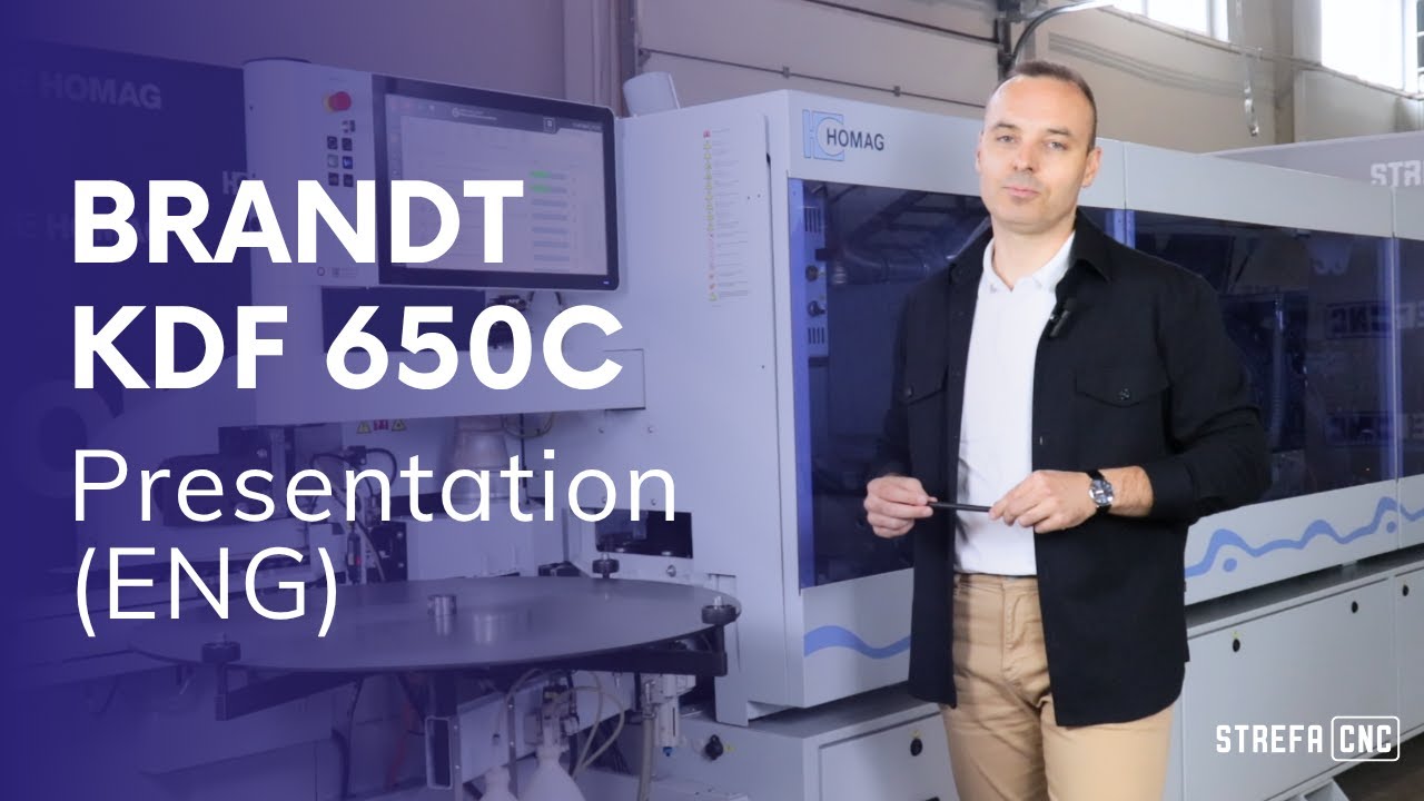 BRANDT KDF 650 C EDGE BANDING MACHINE - Presentation (eng)
