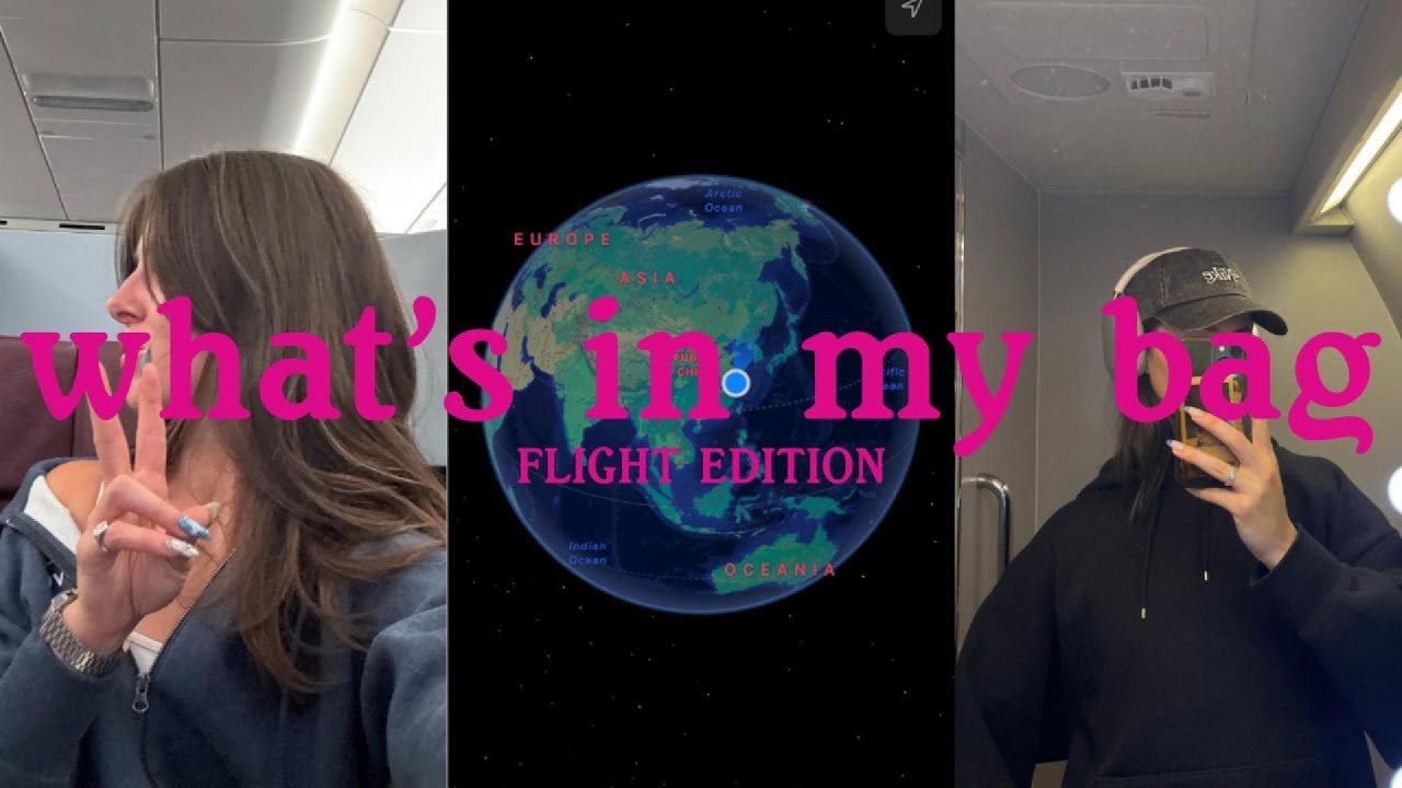 what's in my bag: flight edition