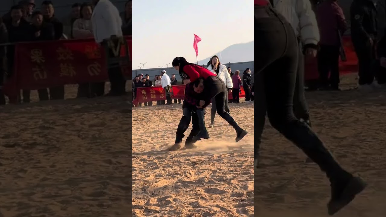Yang Yuxin is truly amazing. She is agile and full of energy. When she fell Da Lang di