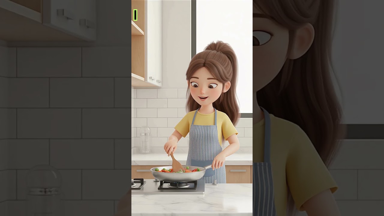 Easy Cooking Sentences for Kids | Learn English with Simple Cooking Words