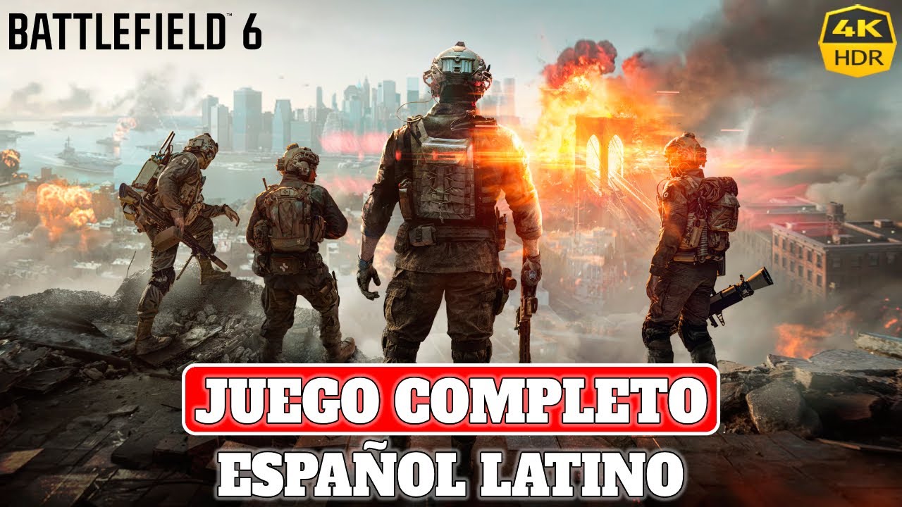 Battlefield 6 | Juego Completo en Español Latino | PC Ultra 4K60 HDR