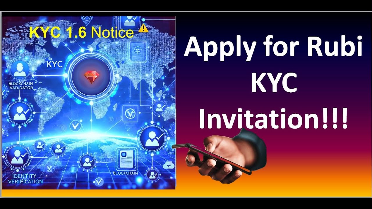 Rubi Coin Mining: How To Apply For Rubi KYC Invitation | Rubi KYC 1.6