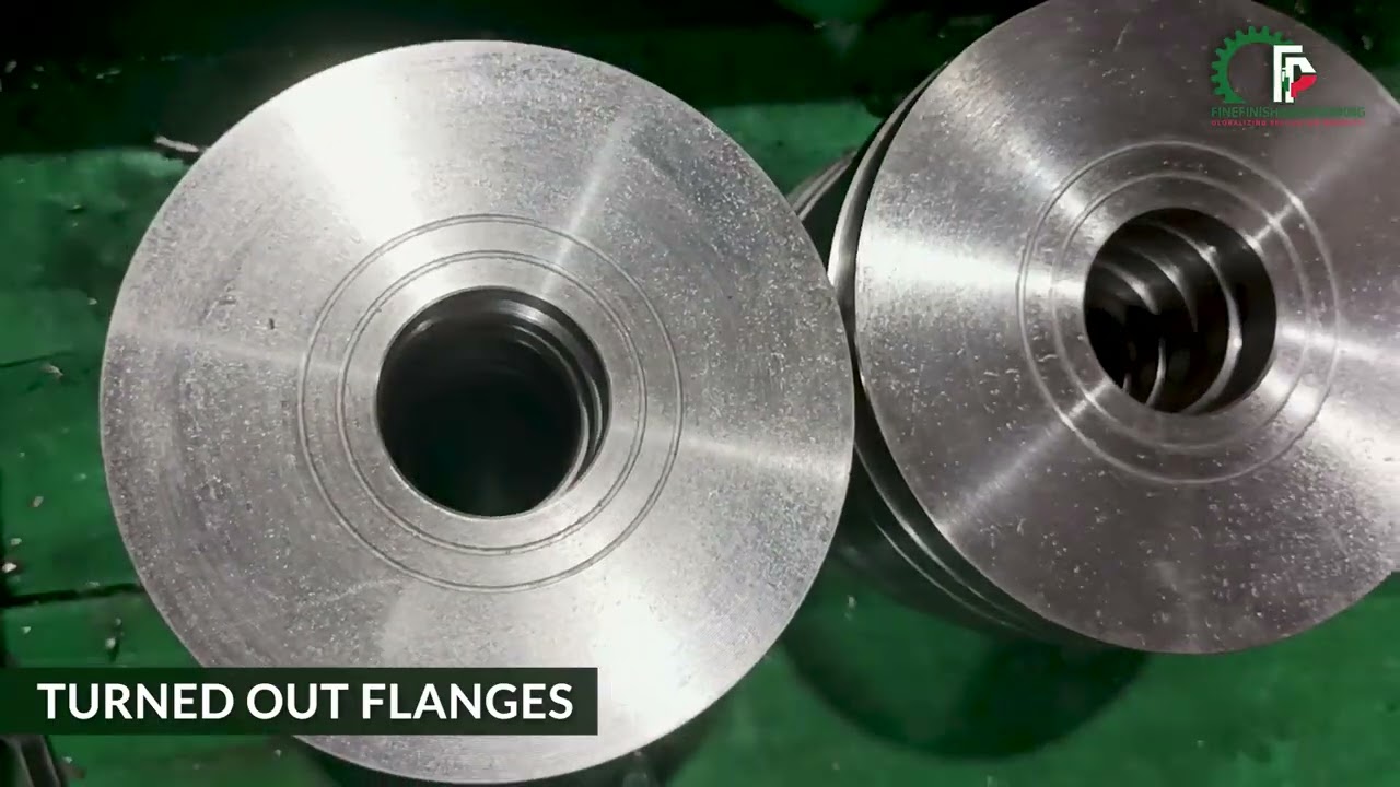 Flanges Machining at FineFinish Engineering Sri Lanka
