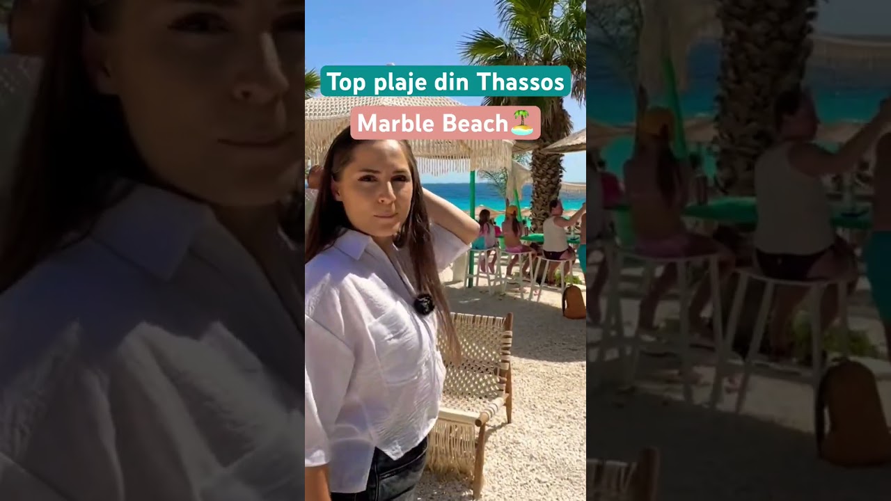 Top plaje din Thassos | Marble Beach🏝️ #2hoinari #thassos #grecia