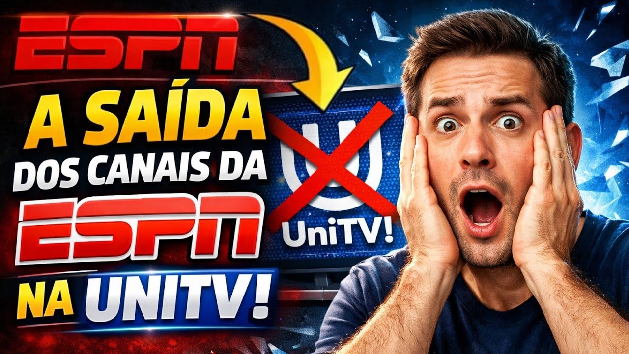 URGENTE A UNITV DEIXA USU&Aacute;RIOS EM CHOQUE COM A RETIRADA DOS CANA!S DA ESPN DA GRADE DE PROGRAMA&Ccedil;&Atilde;O!!