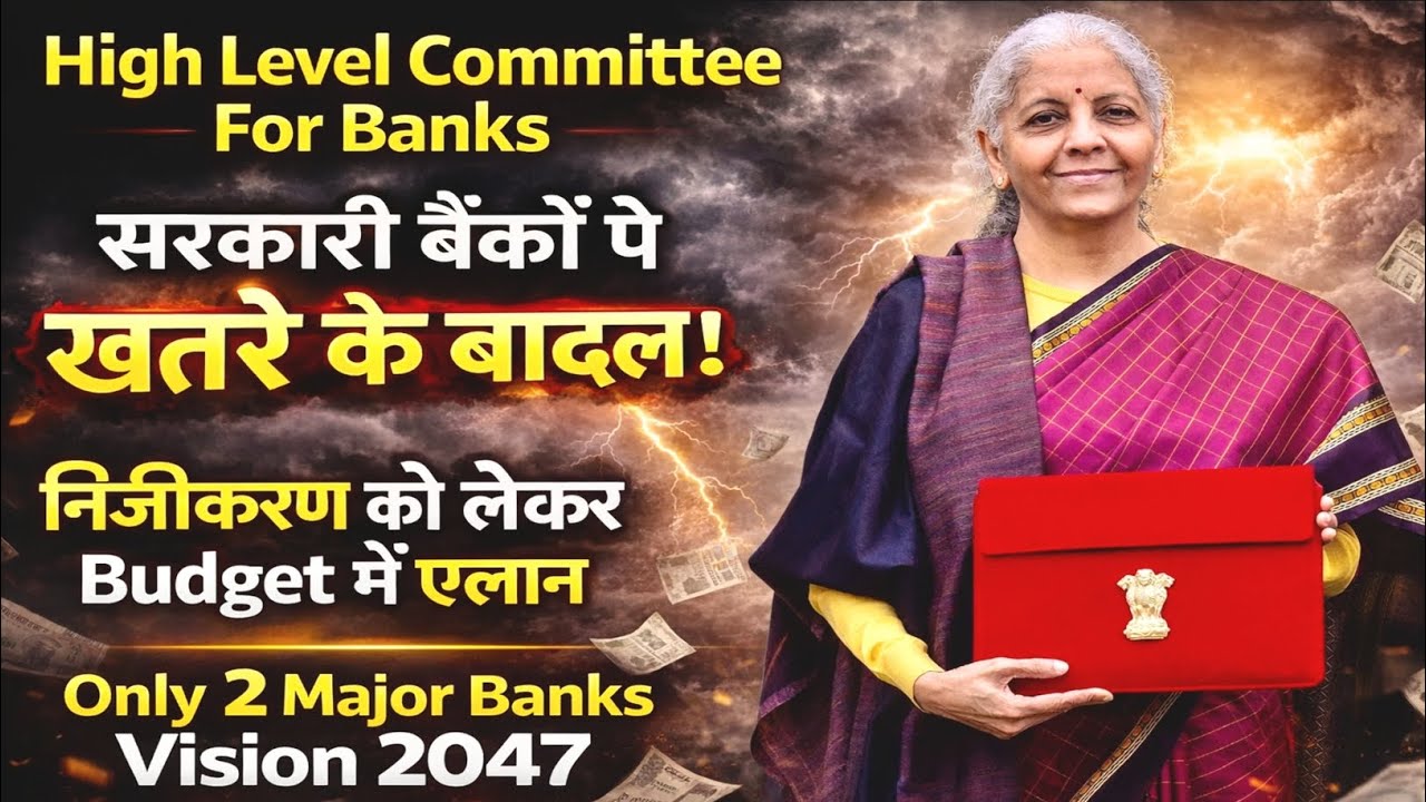 Bank Privatisation & Merger : FM Nimara Sitharaman Announcement on Public Sector Banks 
