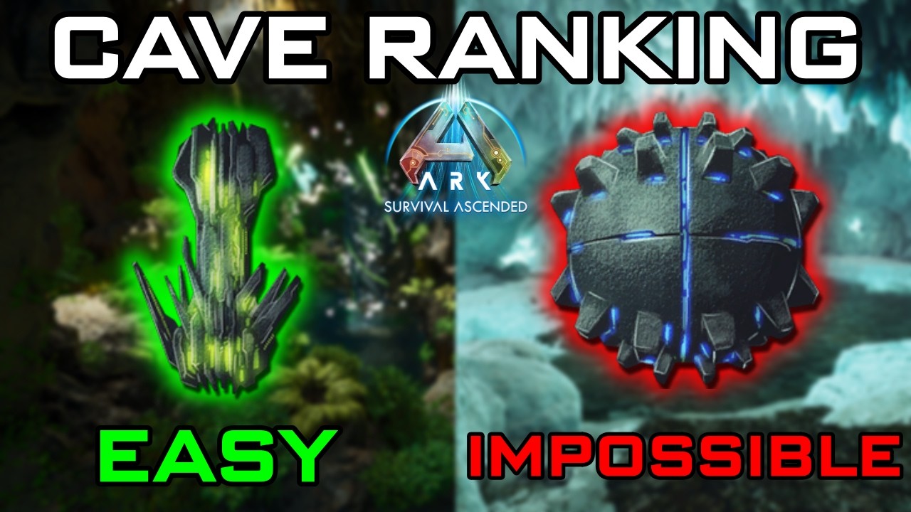 Ranking Caves by DIFFICULTY (The Island) | ARK: Survival Ascended