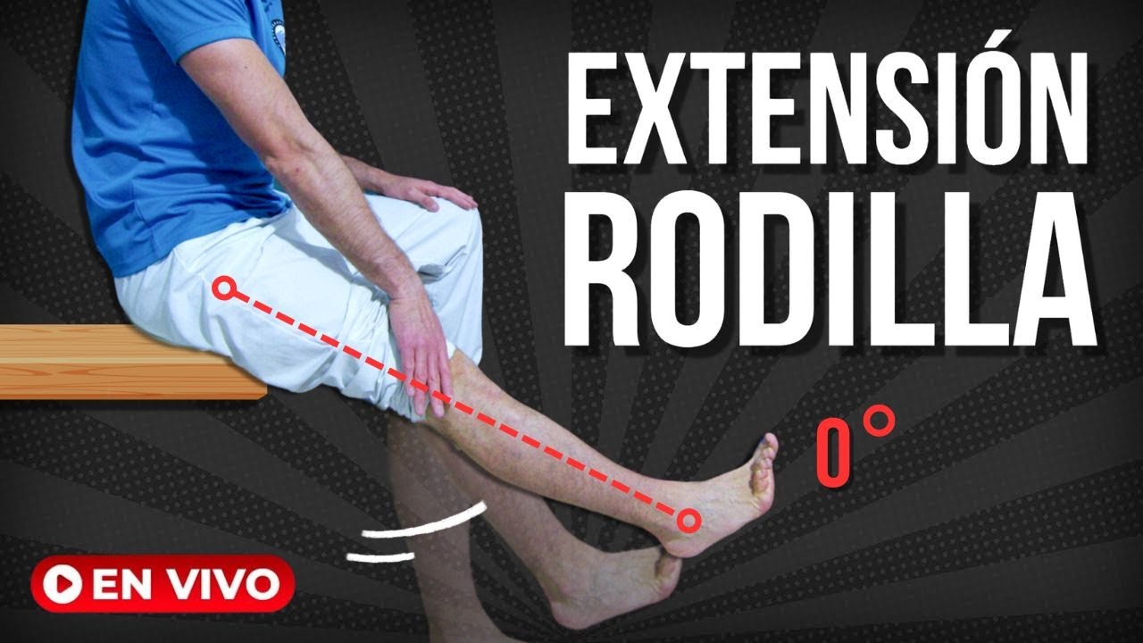 4 EJERCICIOS para mejorar la EXTENSION de RODILLA #fisioterapiatualcance
