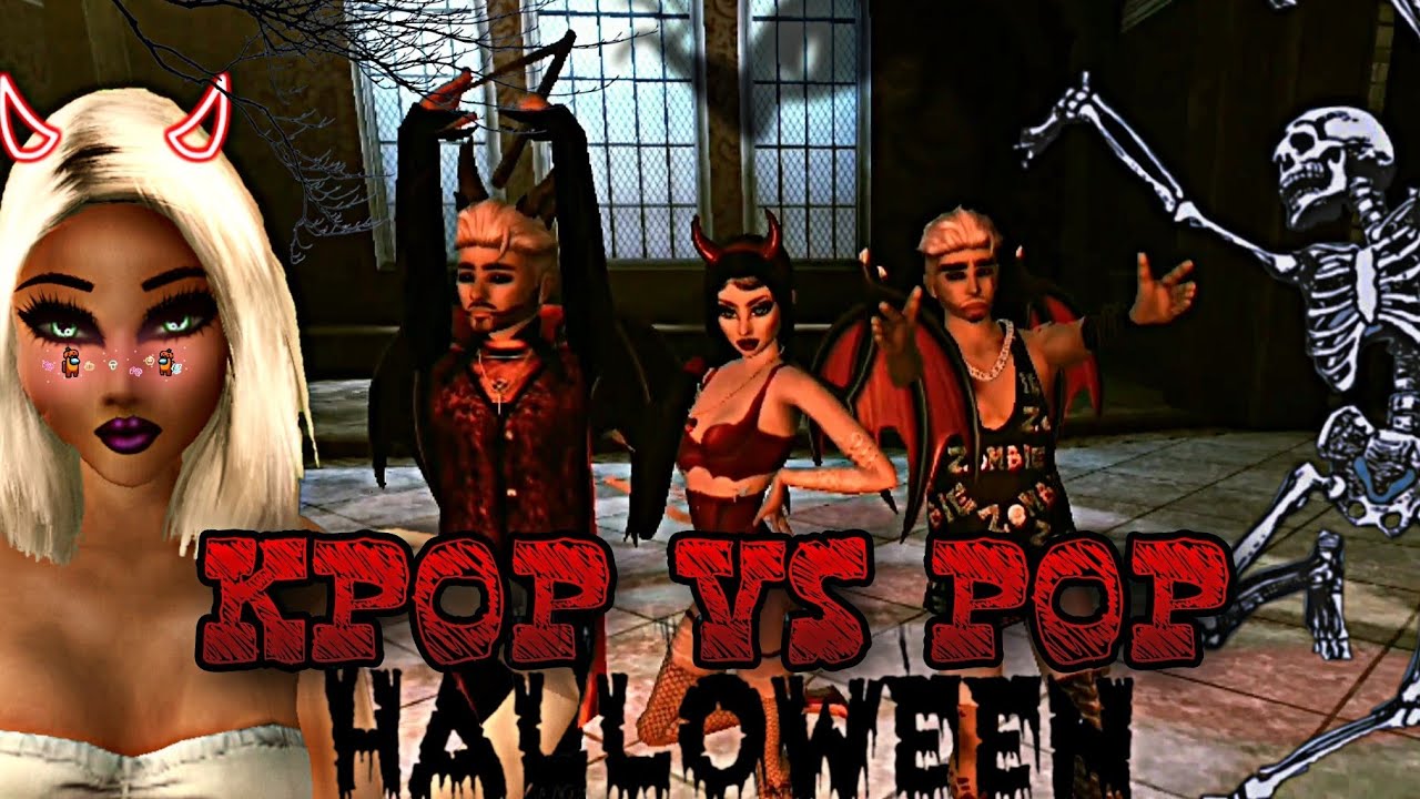 BATTLE DANCE POP VS KPOP - HALLOWEEN | AVAKINLIFE