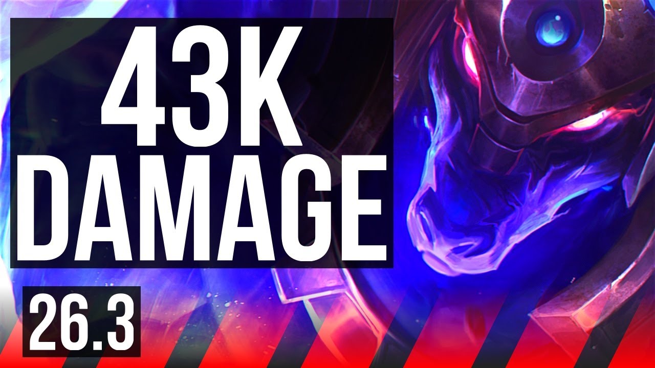 NASUS vs AATROX (TOP) | 43K damage | KR Master | 26.3