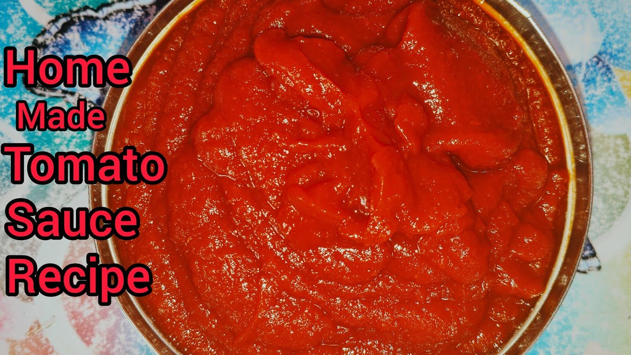 घर में आसान तरीके से बनाऐ टमाटर साॅस | Home Made Tomato Sauce Recipe | 