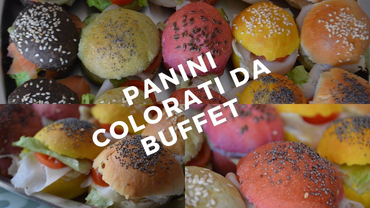 Panini colorati da buffet
