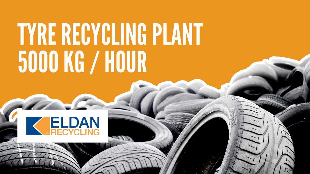 ELDAN Tyre Plant for Shreds with Steel Cleaning, Quality Upgrading and Powder Systems