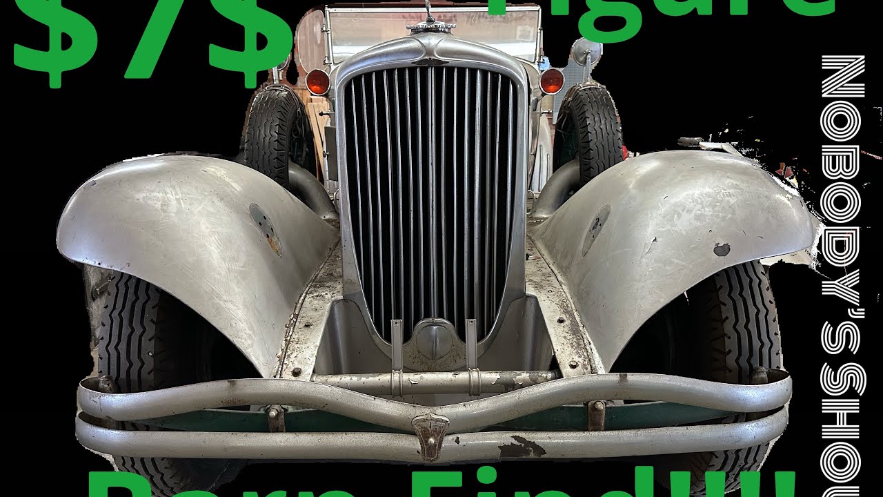 Находка в гараже за 7 долларов! Duesenberg Model J 1931 года! Одна из 25 построенных! Спрятана на...