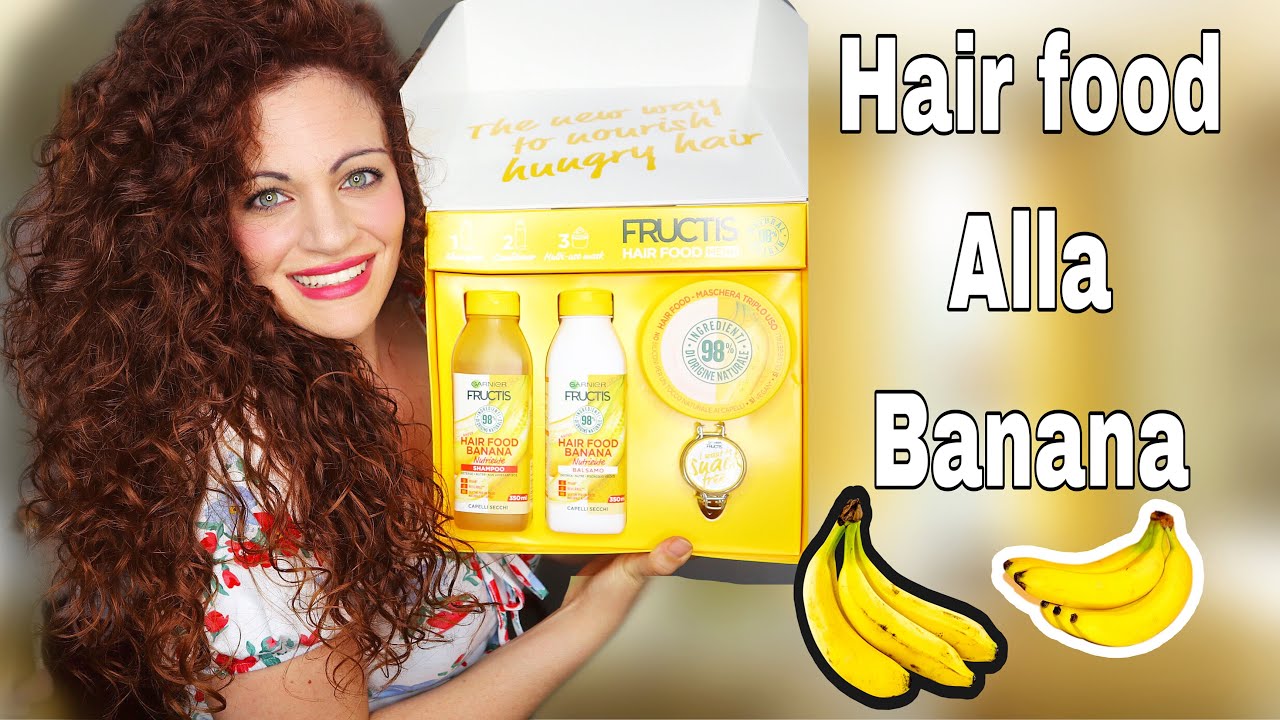 PROVO CON VOI TUTTA LA LINEA HAIR FOOD ALLA BANANA|CAPELLI RICCI|RICCI E CAPRICCI