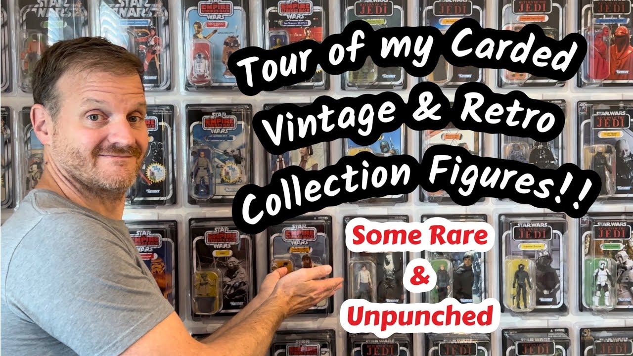 Tour of My Star Wars Vintage Collection & Retro Collection Carded Action Figures | Rare & Unpunched