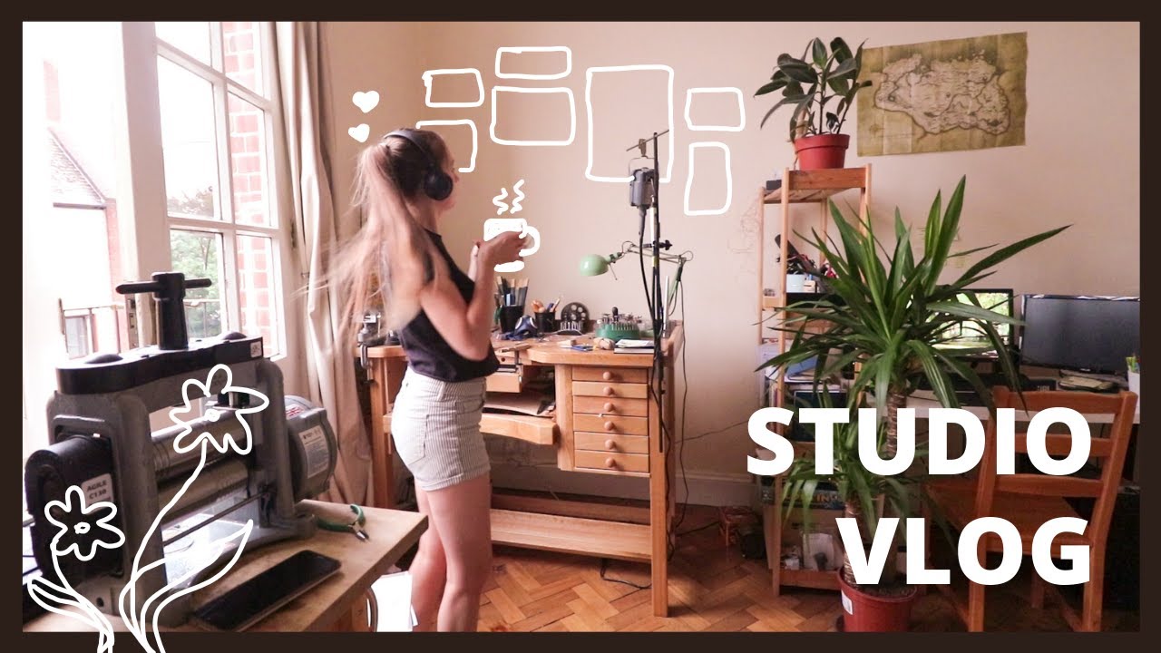 Видеоблог ювелирной студии: дизайн коллекции ювелирных изделий, студия декорирования, организация...