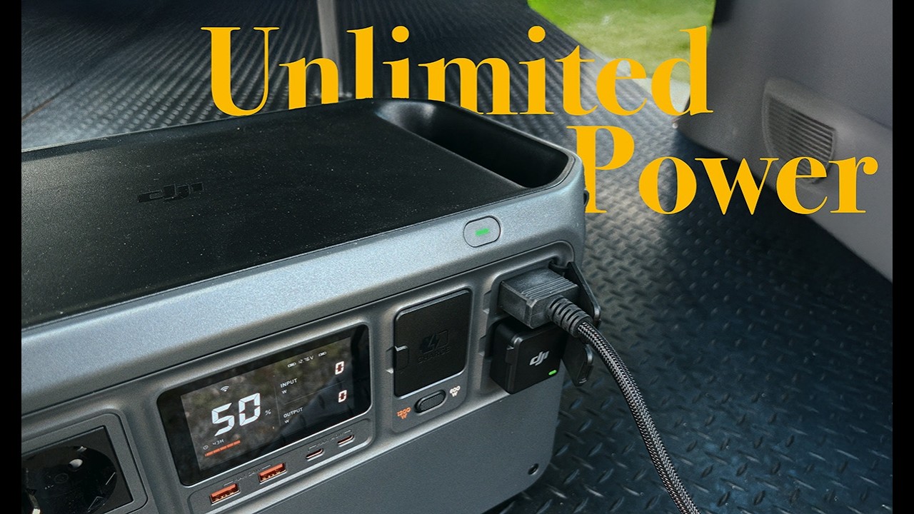 Connecting the DJI Power 1000 to my car! // Adventure Van Build Pt. 2