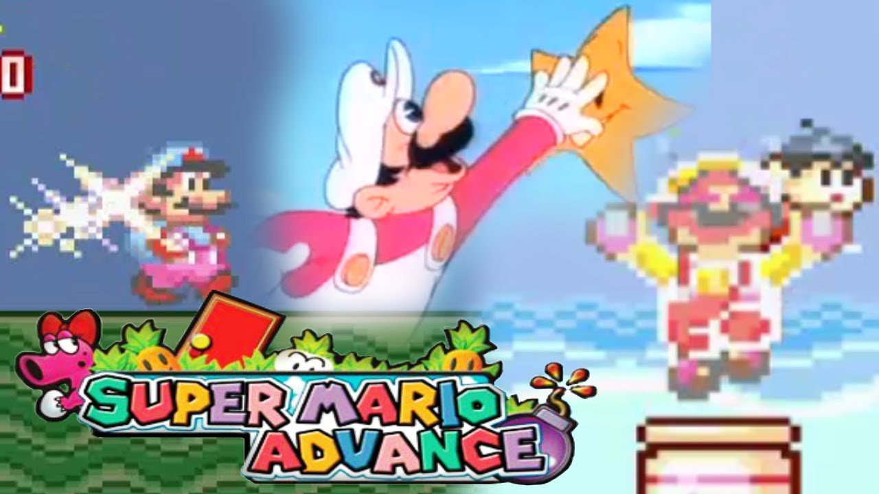 Super Mario Advance GBA Starman Run