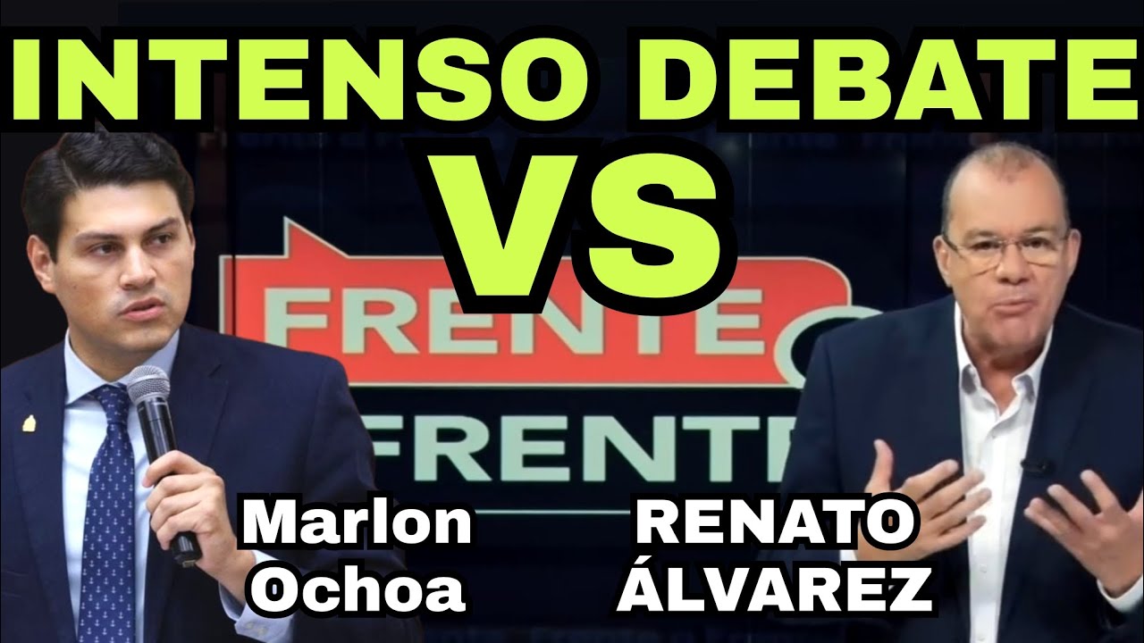 Renato Álvarez y Marlon Ochoa protagonizan INTENSO DEBATE, con respeto se dicen muchas verdades