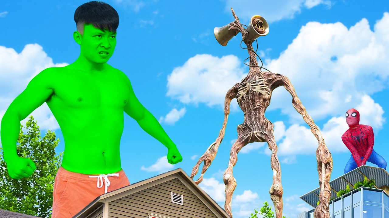 Big Hulk VS Siren Head - BigGreenTV