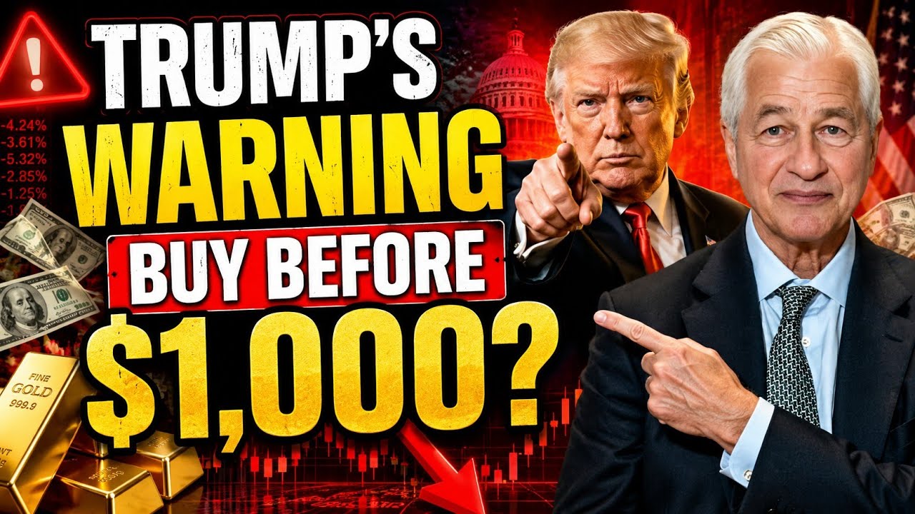 SILVER COULD REACH $1,000? TRUMP'S 2026 POLICIES COULD CHANGE EVERYTHING Jamie DIMON SILVER WARNING