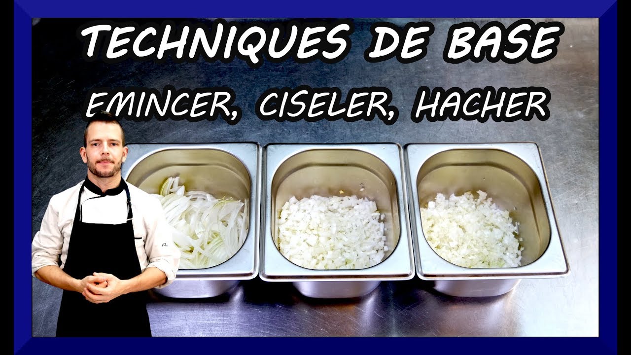PELER, EMINCER, CISELER, HACHER UN OIGNON