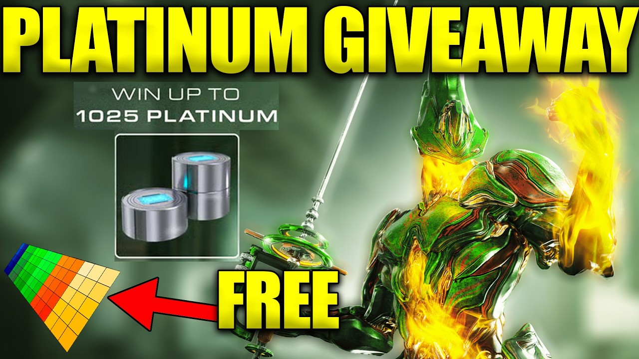 Warframe Platinum Giveaway & Free Shamrock Color Palette!