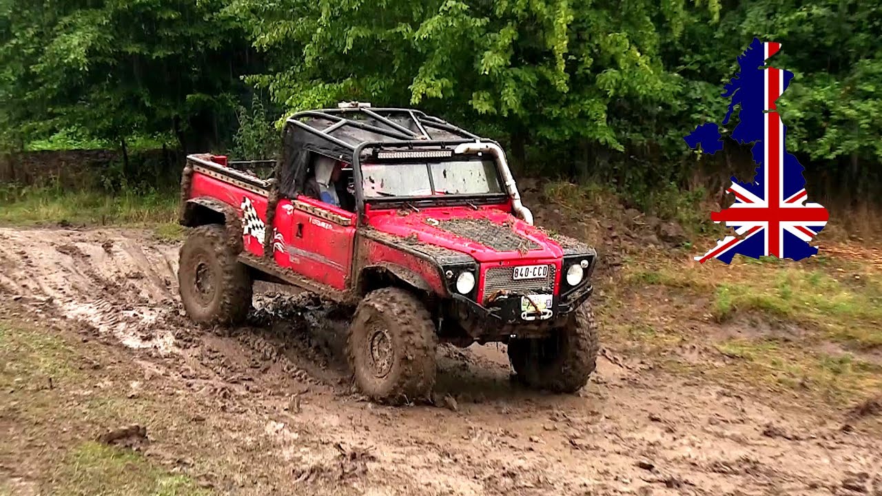 Salon du 4x4 ► Tout-Terrain 😮 Super Land Rover Defender très modifié 💪 Taisnières 2014 - Part 2/2