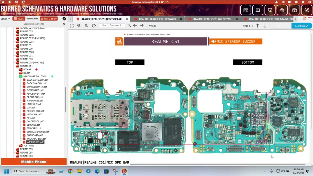 Realme C53 Full Schematic Diagram @TheFixSolution n
