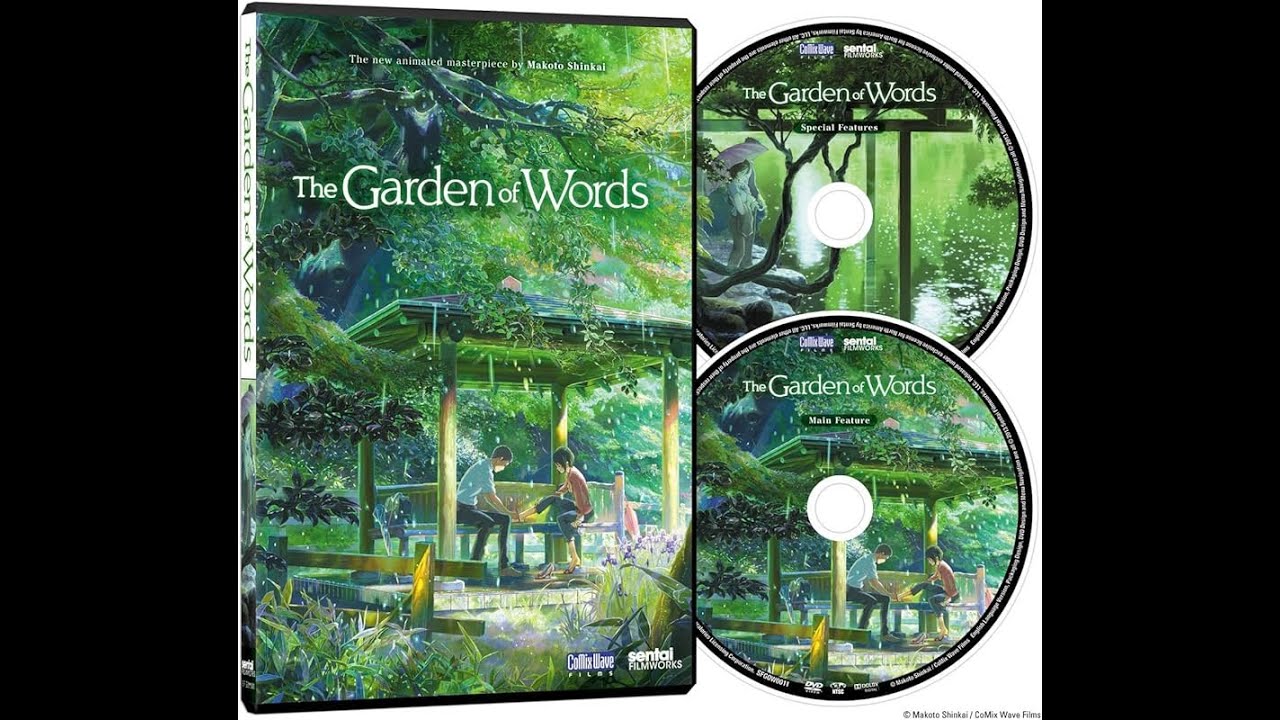 Opening to The Garden of Words (2013) DVD 2013