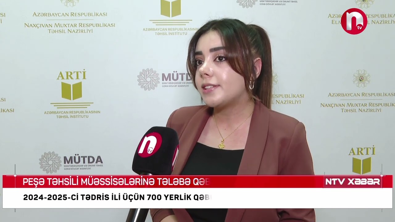 Naxçıvanda peşə təhsili müəssisələrinə 700 yerlik Qəbul Planı tərtib olunub