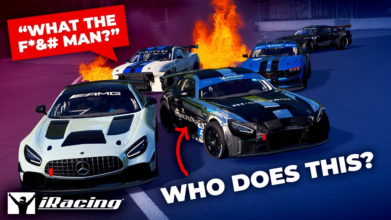 iRacing's formation lap from HELL