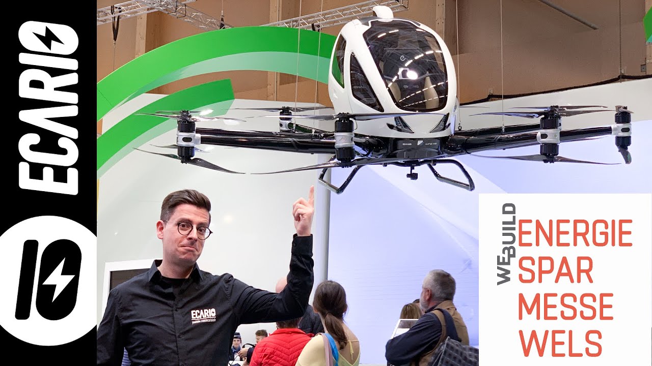 WOW, ein FLUGTAXI auf der WEBUILD Energiesparmesse Wels 2020! (Letzte Messe vor Corona)
