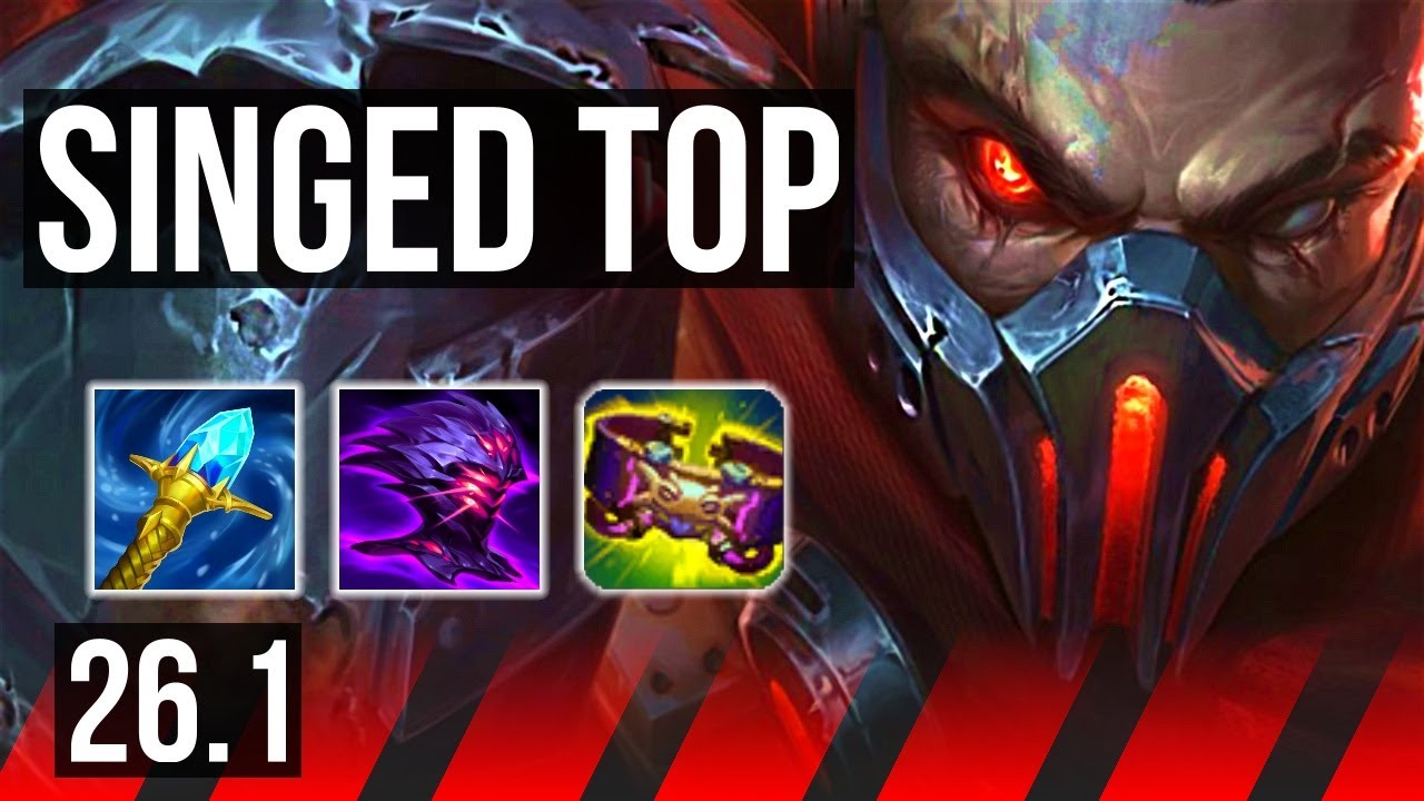 SINGED vs WARWICK (TOP) | 39K damage | EUW Master | 26.1