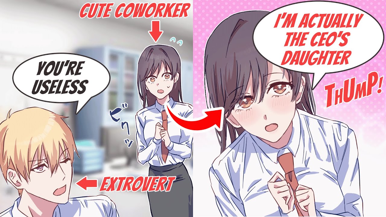 【Manga】I Helped a Cute Female Employee Bossed by a Sociable Employee but She was the CEO's Daughter！