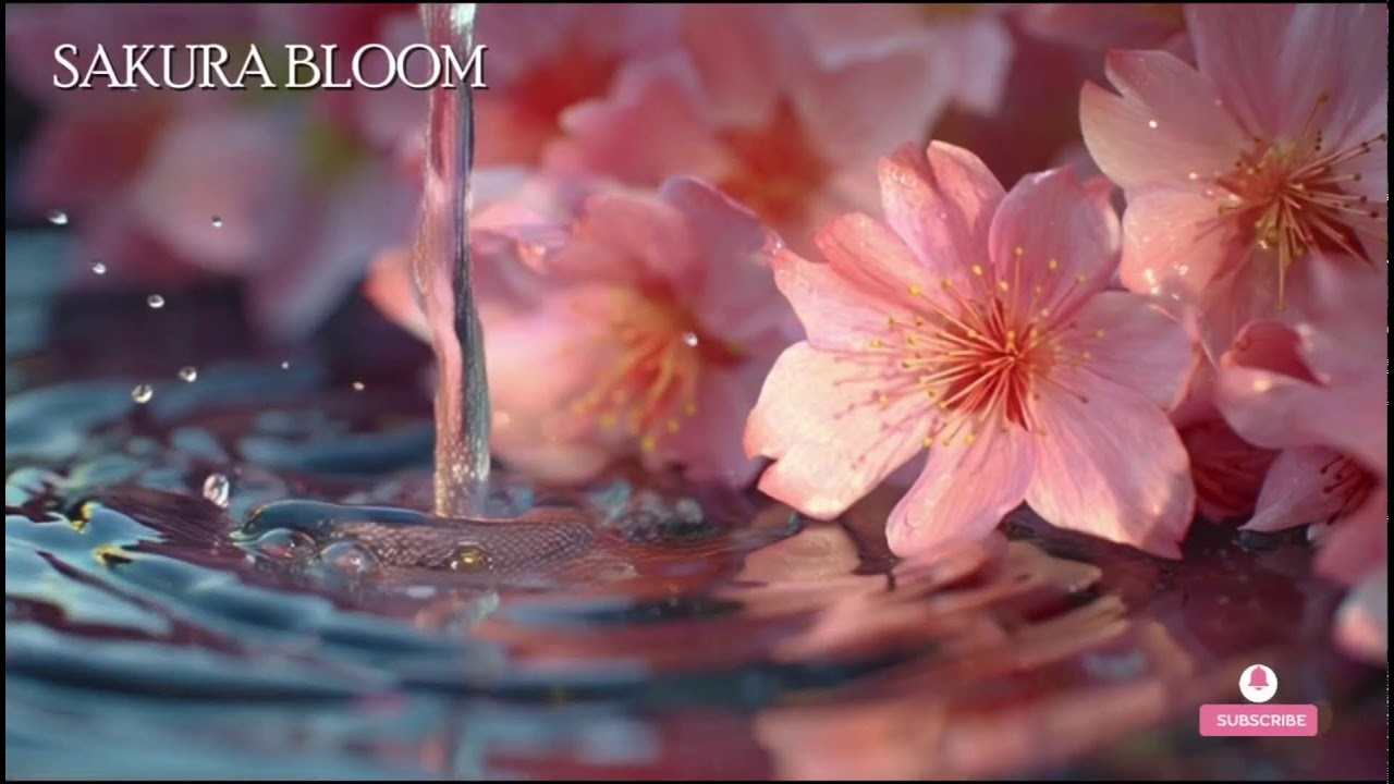🔴 桜の調べ – 日本庭園の水音と風鈴の癒し | 心を落ち着ける音楽👉 Zen garden + wind chimes vibes.