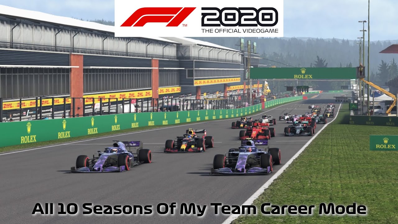 F1 2020 - All 10 Seasons of My Team Career Mode