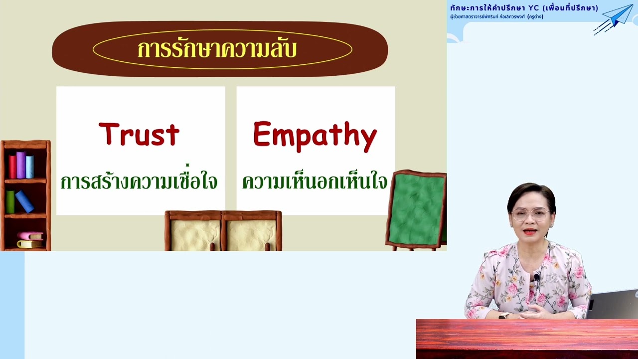 ทักษะการให้คำปรึกษา (เพื่อนที่ปรึกษา YC)