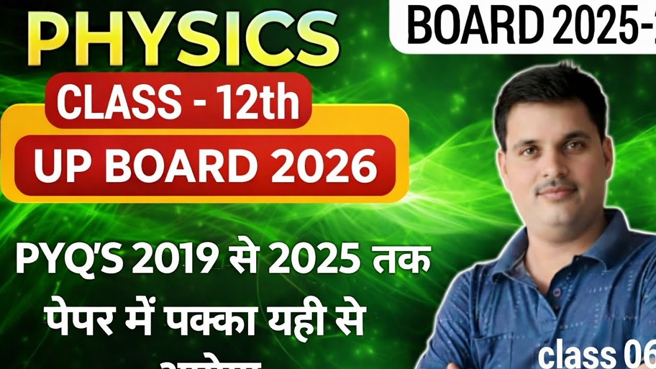 Very important questions for 12th, Physics,UP Board 2026,PYQ( 2022 to 2025)