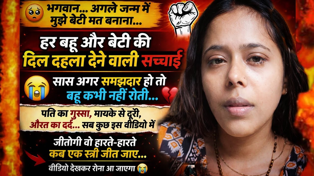 जब बहू बोलती है तो क्यों गलत हो जाती है? 💔 || Truth of Every Woman#housewifelife #motivational🥺