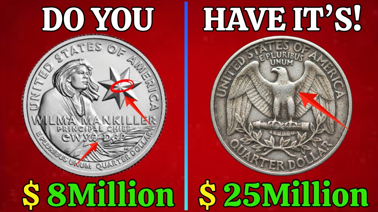 Top 10 Most Expensive Quarter Dollar Coins Worth Big Money! Do You Have It's! Sell It's Urgent Now!